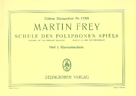Schule des polyphonen Spiels op.32 Band 1  für Klavier  