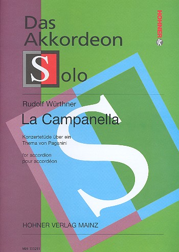 La Campanella Konzertetüde nach Paganini  für Akkordeon  