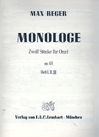 Monologe op.63 Band 3 (Nr.9-12)  für Orgel  