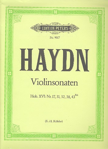 Sonaten&nbsp;&nbsp;für Violine und Klavier&nbsp;&nbsp;