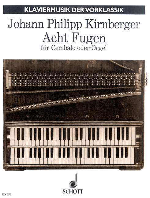 Acht Fugen  für Cembalo oder Orgel  