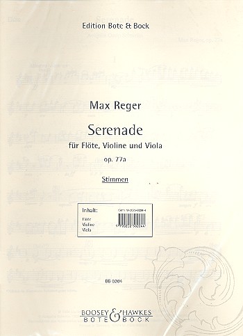 Serenade op.77a&nbsp;&nbsp;für Flöte, Violine und Viola&nbsp;&nbsp;Stimmen