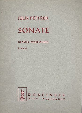 Sonate&nbsp;&nbsp;für Klavier&nbsp;&nbsp;