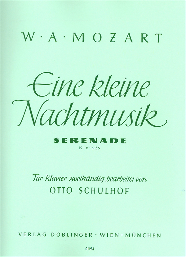 Eine kleine Nachtmusik KV525 :&nbsp;&nbsp;für Klavier&nbsp;&nbsp;