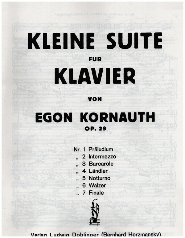 Kleine Suite op.29  für Klavier  