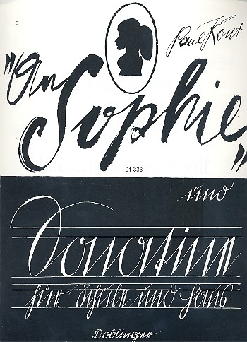 Sonatine an Sophie  für Klavier  