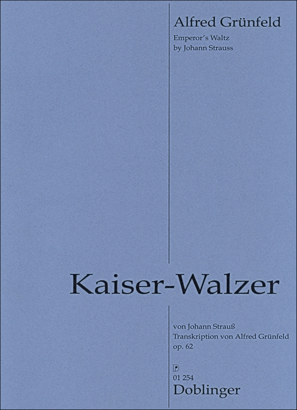 Kaiserwalzer op.62&nbsp;&nbsp;für Klavier&nbsp;&nbsp;