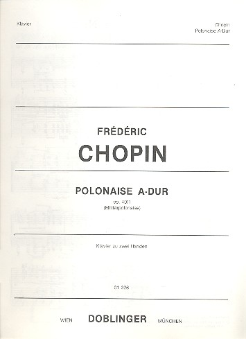 Polonaise A-Dur op.40,1&nbsp;&nbsp;für Klavier&nbsp;&nbsp;