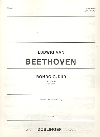 Rondo C-Dur op.51,1&nbsp;&nbsp;für Klavier&nbsp;&nbsp;
