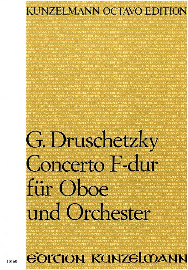 Oboen-Konzert F-Dur  für Oboe und Streicher  Partitur