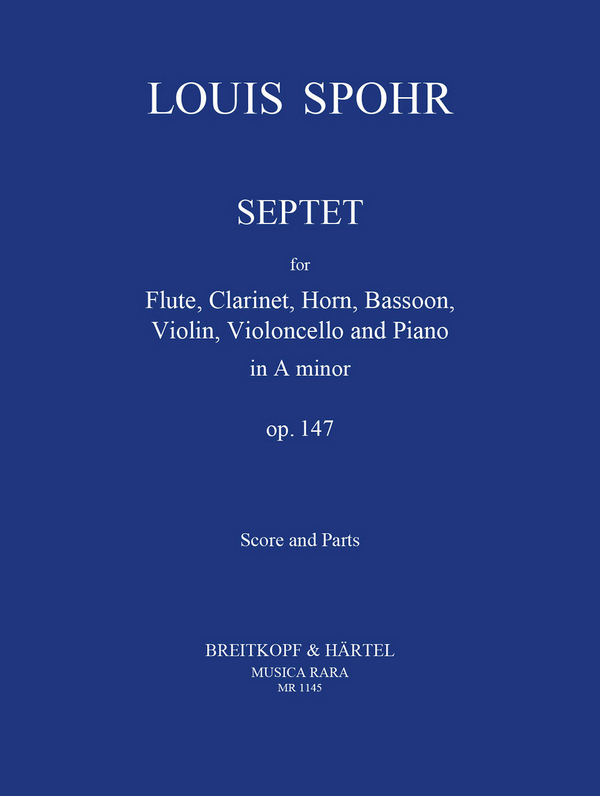 Septett C-Dur op.147  für Flöte, Klarinette, Horn, Fagott, Violine, Violoncello und Klavier  