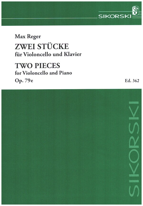 2 Stücke op.79e für  Violoncello und Klavier  