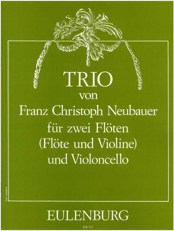 Trio  für 2 Flöten und Violoncello  Stimmen