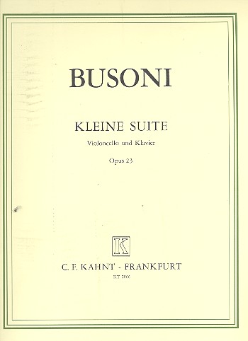 Kleine Suite&nbsp;&nbsp;für Violoncello und Klavier&nbsp;&nbsp;