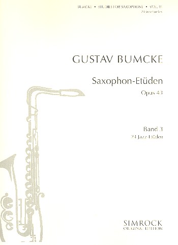 Etüden op.43 Band 3 - 24 Jazz-Etüden&nbsp;&nbsp;für 1-2 Saxophone&nbsp;&nbsp;