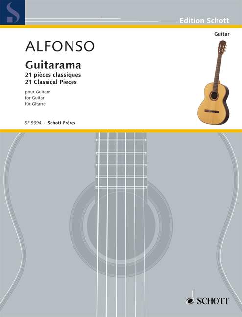 GUITAMARA  21 PIECES CLASSIQUES POUR GUITARE  ALFONSO,NICOLAS HRSG.