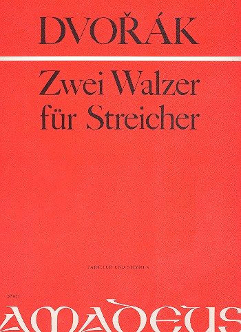 2 Walzer op.54,1-2 für Streich-  quartett oder Orchester  Partitur und 5 Stimmen