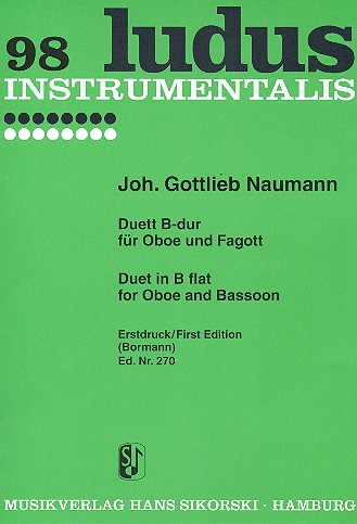 Duett B-Dur  für Oboe und Fagott  