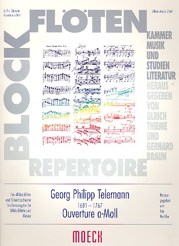 Ouvertüre a-moll für&nbsp;&nbsp;Altblockflöte und Streicher&nbsp;&nbsp;für Altblockflöte und Klavier