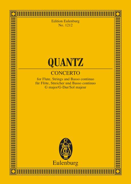 Konzert  für Flöte und Streicher  Studienpartitur