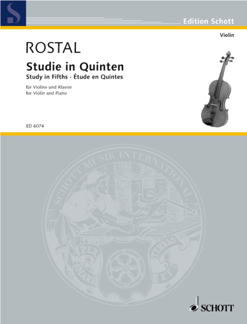 Studie in Quinten&nbsp;&nbsp;für Violine und Klavier&nbsp;&nbsp;