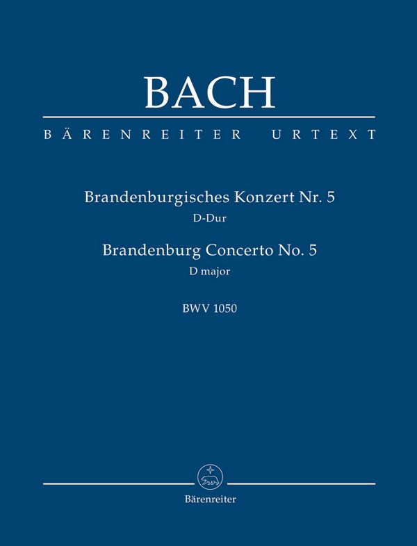 Brandenburgisches Konzert D-Dur Nr.5 BWV1050&nbsp;&nbsp;&nbsp;&nbsp;Studienpartitur