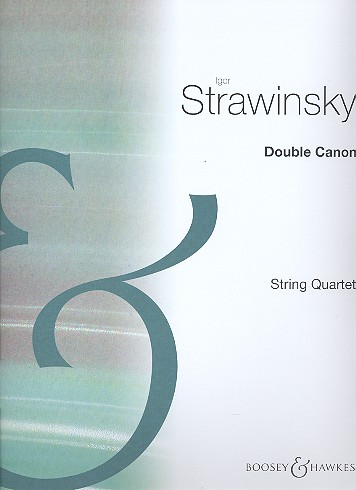Doppel-Kanon&nbsp;&nbsp;für Streichquartett&nbsp;&nbsp;Spielpartitur