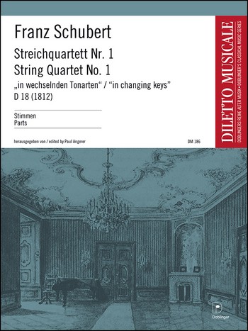Streichquartett Nr.1 D18&nbsp;&nbsp;&nbsp;&nbsp;Stimmen