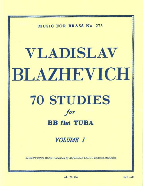 70 studies vol.1 for tuba  music for brass 273  