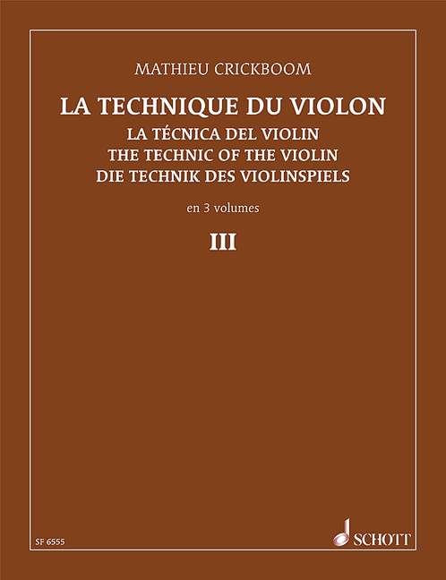 La technique du violon vol.3    