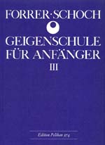 Geigenschule für Anfänger Band 3&nbsp;&nbsp;&nbsp;&nbsp;