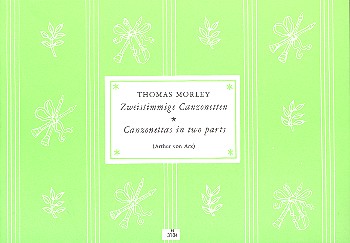 Canzonetten  für 2 Blockflöten (SS/SA)  Spielpartitur