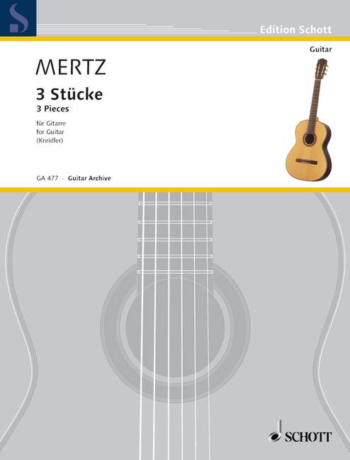 Variationen, Liebesleid, Etüde - 3 Stücke  für Gitarre  