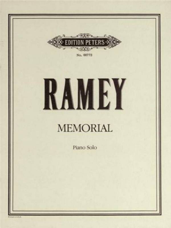 Memorial&nbsp;&nbsp;für Klavier&nbsp;&nbsp;