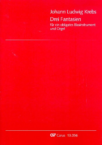 3 Fantasien  für obligates Blasinstrument (Flöte, Oboe, Trompete) und Orgel  