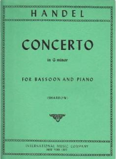 Concerto g minor&nbsp;&nbsp;for bassoon and piano&nbsp;&nbsp;