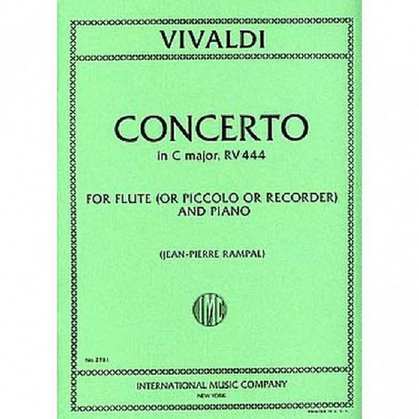 Concerto C Major F.VI:5  for flute and piano  