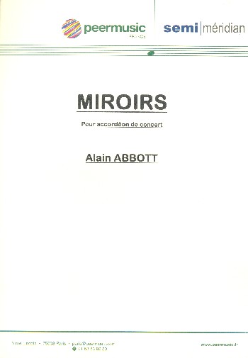 Miroirs  pour accordéon de concert  