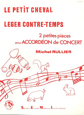 Le petit cheval - Leger contre-temps&nbsp;&nbsp;pour accordeon&nbsp;&nbsp;