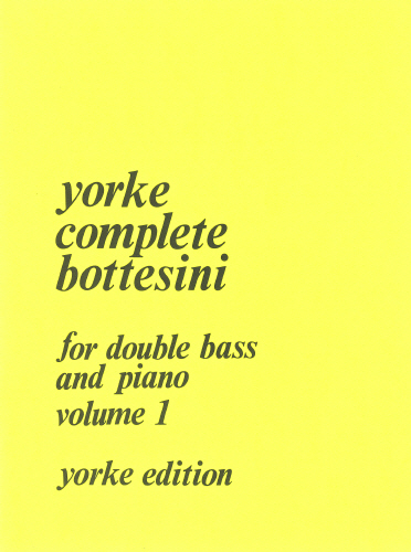 Complete Bottesini vol.1  for double bass and piano  