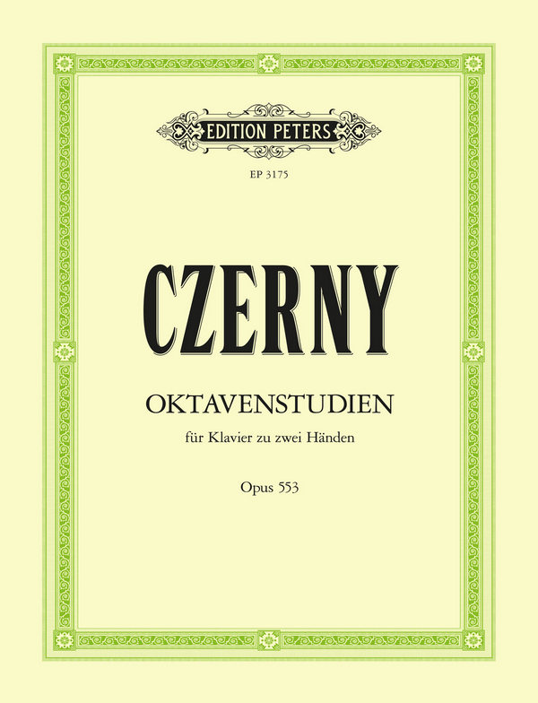 Oktavstudien op.553&nbsp;&nbsp;für Klavier&nbsp;&nbsp;
