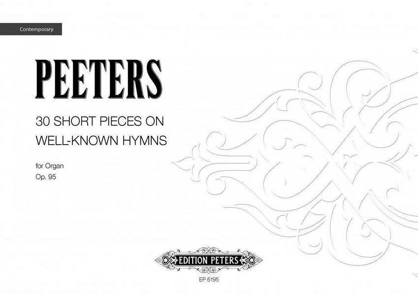 Short Preludes on well-known Hymns op.95&nbsp;&nbsp;for organ&nbsp;&nbsp;