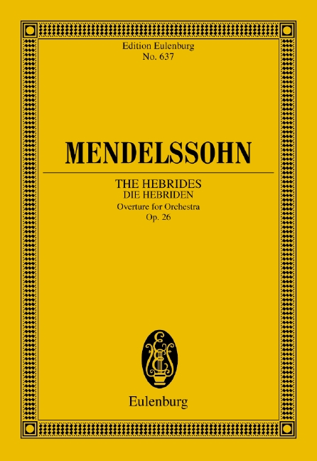 Die Hebriden op.26  für Orchester  Studienpartitur