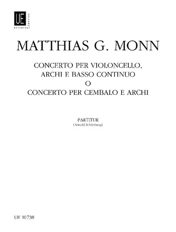 Konzert g-Moll für  Violoncello und Orchester  Studienpartitur