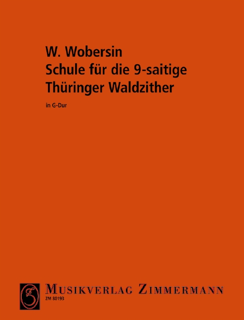 Schule für 9-saitige Waldzither&nbsp;&nbsp;in G-Dur&nbsp;&nbsp;