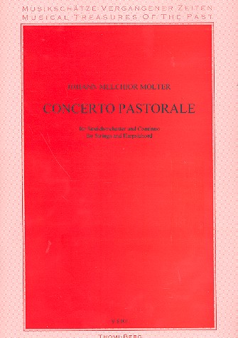 Concerto pastorale  für Streichorchester und Bc  Partitur (= Cembalo/Klavier/Orgel)