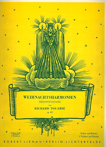 Weihnachtsharmonien op.387 - Melodienkranz  für Violine solo  