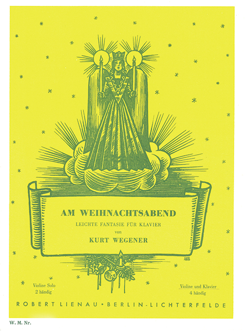 Am Weihnachtsabend  für Violine solo  