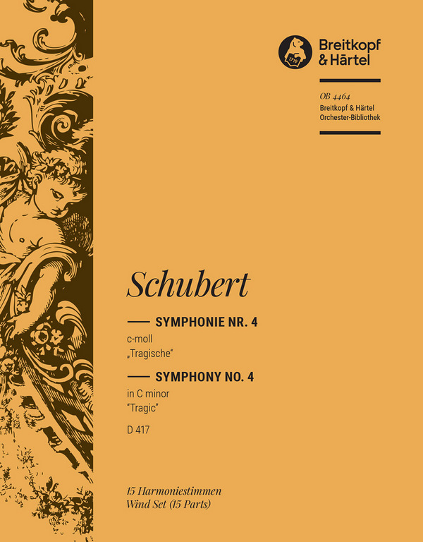 Sinfonie c-Moll Nr.4 D417&nbsp;&nbsp;für Orchester&nbsp;&nbsp;Harmonie