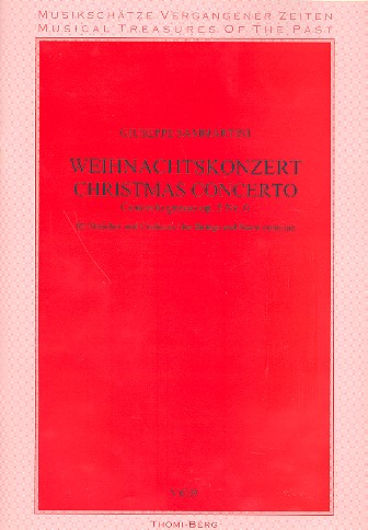 Weihnachtskonzert op.5,6  für Streichorchester und Bc  Partitur